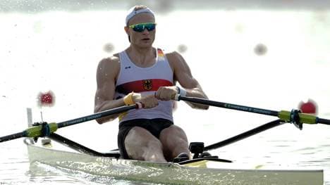 Oliver Zeidler rudert auf Platz zwei