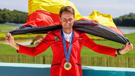 Christian Kukuk bei seinem Olympiasieg 2024