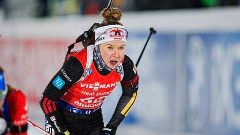Selina Grotian fehlt bei der Verfolgung in Östersund