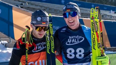 Nils Kolb (l.) und Lennart Volkert bilden im Para-Wintersport ein Erfolgsduo
