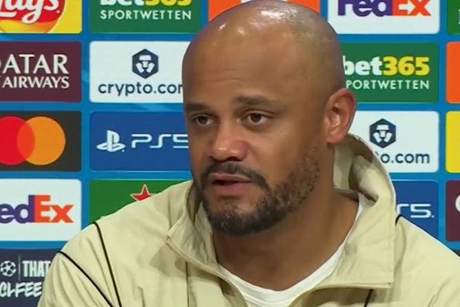 Mit dieser Szene hadert Kompany nach dem Spiel