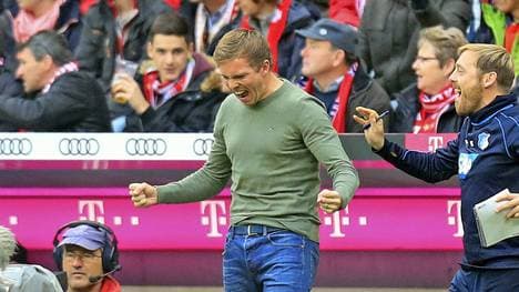 Julian Nagelsmann jubelt für TSG Hoffenheim 