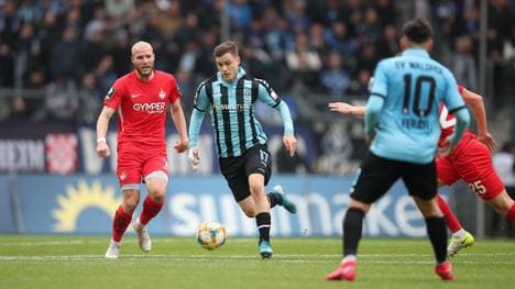 Waldhof Mannheim hat gegen Kaiserslautern noch den Ausgleich geschafft