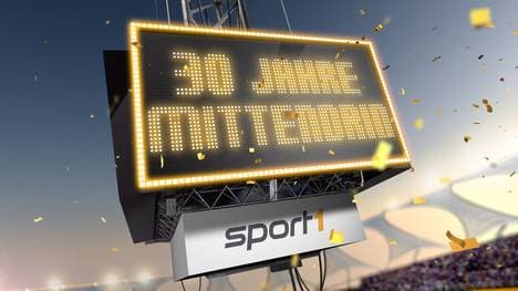 Logo zum SPORT1 Jubiläum #30JahreMITTENDRIN