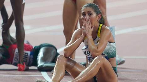 Bei der WM in Doha 2019 holte Gesa Krause die Bronzemedaille