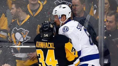 Tom Kühnhackl musste mit den Pittsburgh Penguins den Serienausgleich hinnehmen