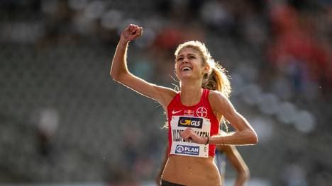 Konstanze Klosterhalfen startet bei der Leichtathletik-WM über die 5000 Meter