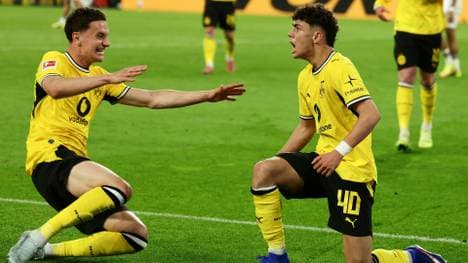 Reggiani (l.) und Inácio im BVB-Trikot