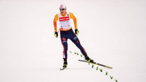 Vinzenz Geiger hat es mit Partner Johannes Rydzek auf das Podest geschafft