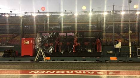 In Singapur regnete es wenige Stunden vor Rennbeginn in Strömen