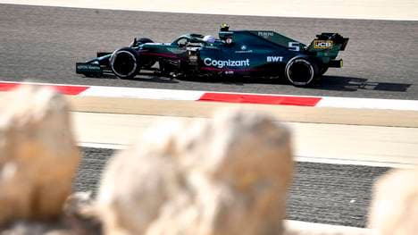 Sebastian Vettel konnte mit seinem Aston Martin nicht überzeugen