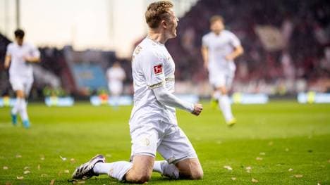 Jonathan Burkardt erzielte gegen St. Pauli einen Doppelpack