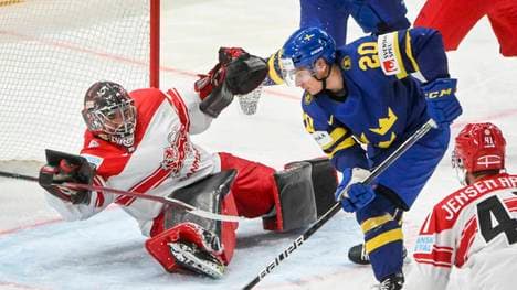 Georg Sörensen (l.) wurde nach der Partie zum besten Spieler Dänemarks gewählt