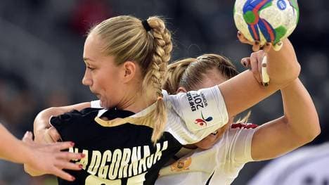 Nadja Nadgornaja gewann mit dem DHB-Team