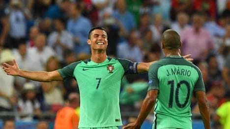 Cristiano Ronaldo und Joao Mario
