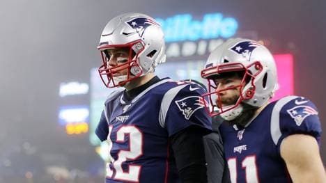 Julian Edelman (r.) muss wegen seines Sprungs auf die Motorhaube eines Autos keine juristischen Konsequenzen befürchten