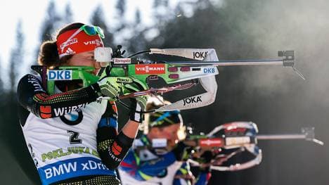 Die deutschen Biathleten wollen gleich zum Auftakt der Weltcup-Saison überzeugen