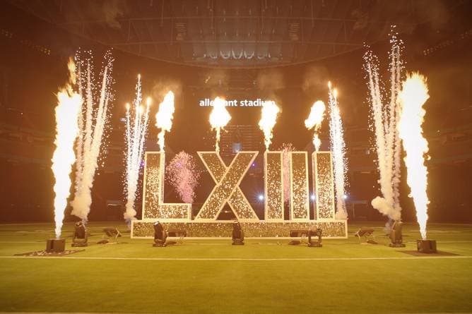 Spektakuläre Bilder! Super Bowl kehrt nach Vegas zurück