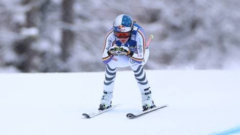 Emma Aicher durfte nur in der Abfahrt ran