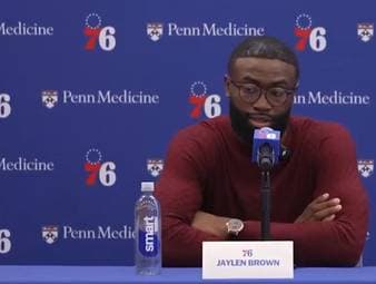 Jaylen Brown startet mit den Philadelphia 76ers in einen neuen Karriereabschnitt. Der Finals-MVP freut sich dabei auf die gemeinsame Zeit mit LeBron James.