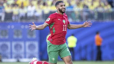 Durch den Treffer von Ismael Saibari trotzte Marokko zum Auftakt dem großen Favoriten Brasilien ein 1:1 ab! 