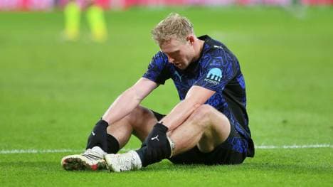 Schlager musste gegen den BVB ausgewechselt werden