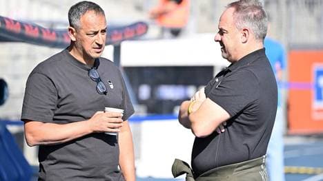 Entlassen: Rachid Azzouzi (l.) und Alexander Zorniger