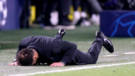 Diego Simeone nahm die Niederlage in Dortmund ziemlich mit