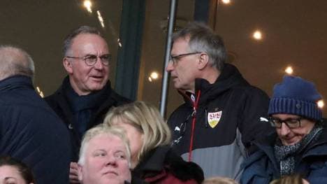 Michael Reschke (r.) gab seinem früheren Boss Karl-Heinz Rummenigge vom FC Bayern einen entscheidenden Tipp