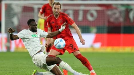 Chrislain Matsima im Duell mit Harry Kane 