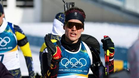 Biathlet Philipp Horn im Verfolger