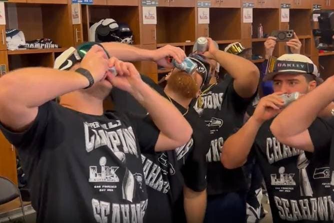 "So peinlich!" Seahawks-Stars patzen bei Kabinen-Party