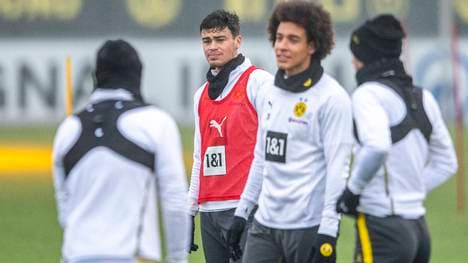 Giovanni Reyna beim Mannschaftstraining des BVB