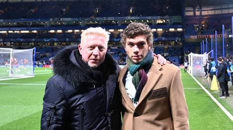 Boris Becker mit seinem Sohn Elias