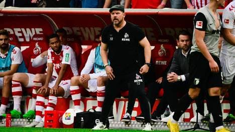 Köln-Coach Steffen Baumgart sorgte beim Sieg gegen den FC Augsburg mit Pöbeleien für Wirbel