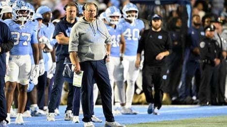 Bill Belichick ist Head Coach der North Carolina Tar Heels