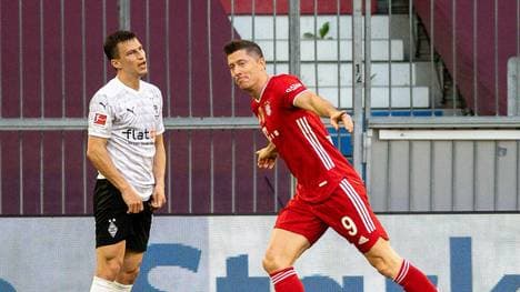Robert Lewandowski kommt dem Rekord von Gerd Müller immer näher