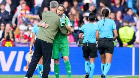 Wück und Berger nach dem Sieg gegen Dänemark