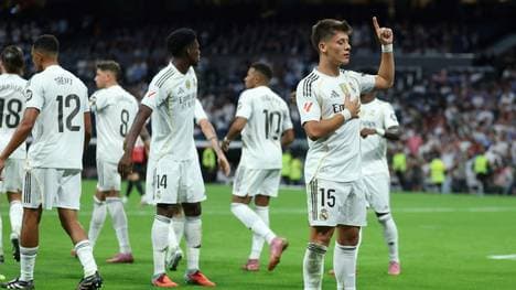 Arda Güler feiert seinen Treffer