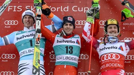 Fritz Dopfer-Stefano Gross-Marcel Hirscher-Slalom Adelboden