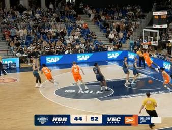 Die Highlights der Partie MLP Academics Heidelberg - RASTA Vechta aus der Basketball-Bundesliga im Video. 
