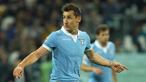 Miroslav Klose spielt seit 2011 bei Lazio Rom