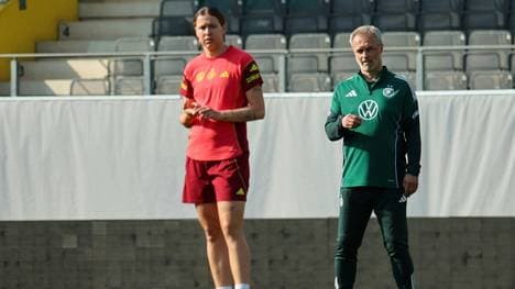 Erster Startelfeinsatz für Larissa Mühlhaus