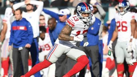 Odell Beckham Jr. bei den Giants im Jahr 2018