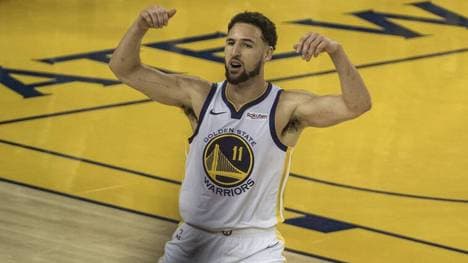 Klay Thompson feierte für die Golden State Warriors ein emotionales Comeback