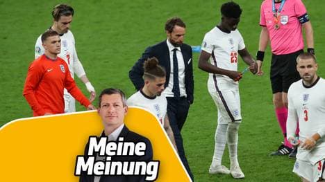 Julian Meißner (v.), Director News von SPORT1, findet, England hatte den EM-Titel weniger verdient als Italien 