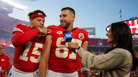 Patrick Mahomes (l.) und Travis Kelce werden gefürchtet