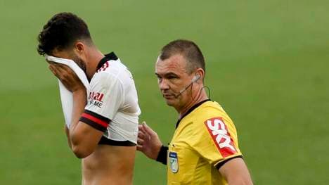 Gustavo Henrique musste bereits in der 39. Minute ausgewechselt werden