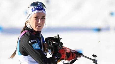 Anna Weidel im Dezember in Hochfilzen