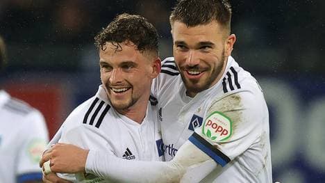 Moritz Heyer (l.) erzielte das 3:0